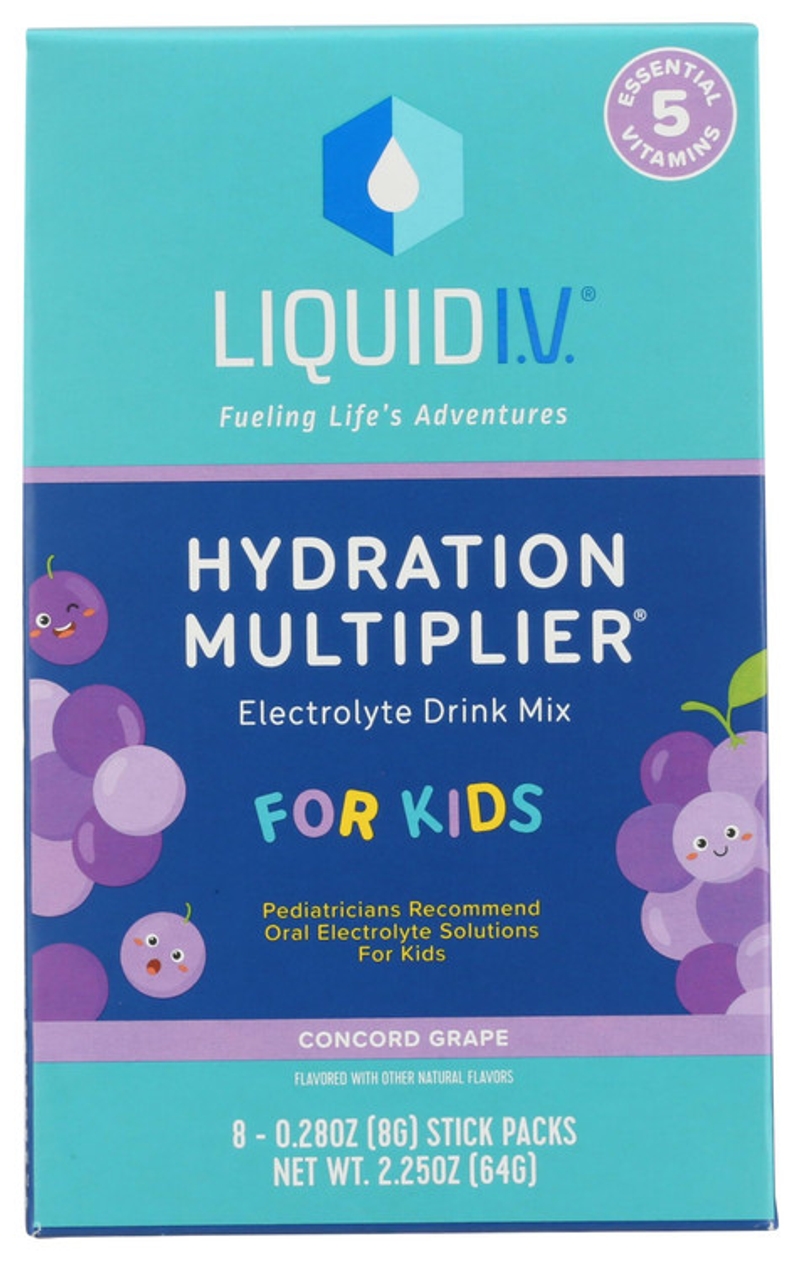 LIQUID IV Concord Grape Kids Hydration Mix 8 Count 0.28 OZ from TurtlesEgg