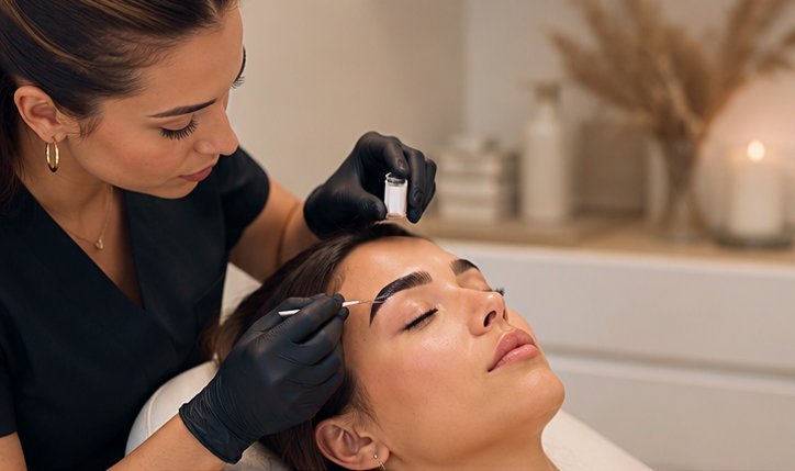 Brow Lamination and Tint | Brow and Lash Treatment for Fuller, Defined Eyebrows - Beauty & Spas by Pampered Peach Wax Bar Naples