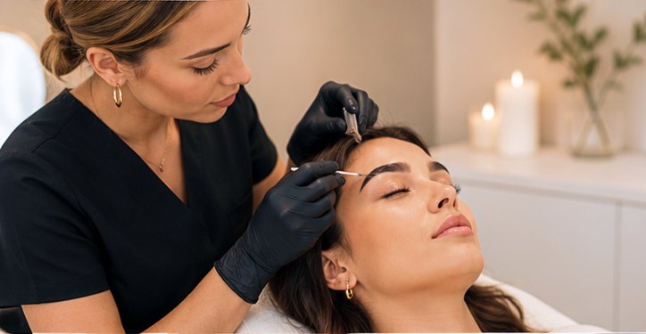 Brow Tint and Lash Treatment Services for Defined Brows and Enhanced Natural Lashes - Beauty & Spas by Pampered Peach Wax Bar Naples