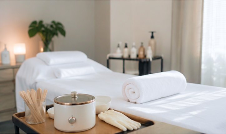 Full Face Waxing Service for Smooth, Clean Facial Hair Removal - Beauty & Spas by Pampered Peach Wax Bar Naples