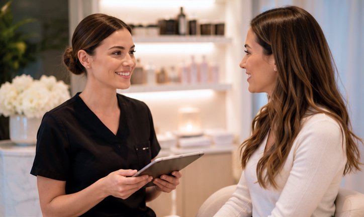 Dermaplaning Facial for Face and Neck - Beauty & Spas by Pampered Peach Wax Bar Naples