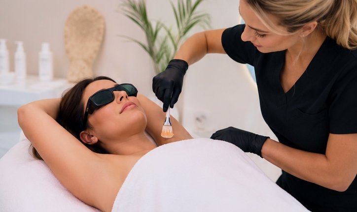 Skin Brightening Treatment for Medium Area by Pampered Peach Wax Bar Naples, FL - Beauty & Spas by Pampered Peach Wax Bar Naples